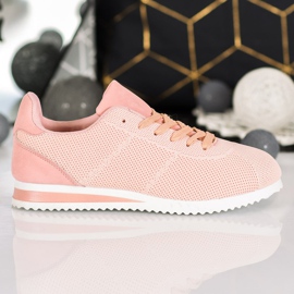 SHELOVET Sidotut kengät lavalla oranssi vaaleanpunainen 2