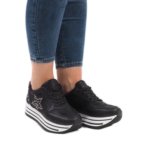 Mustat urheilukengät BM1916-5-alustalla 1