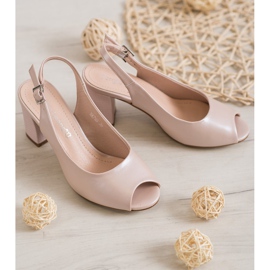 Sergio Leone Tyylikkäät sandaalit vaaleanpunainen 2