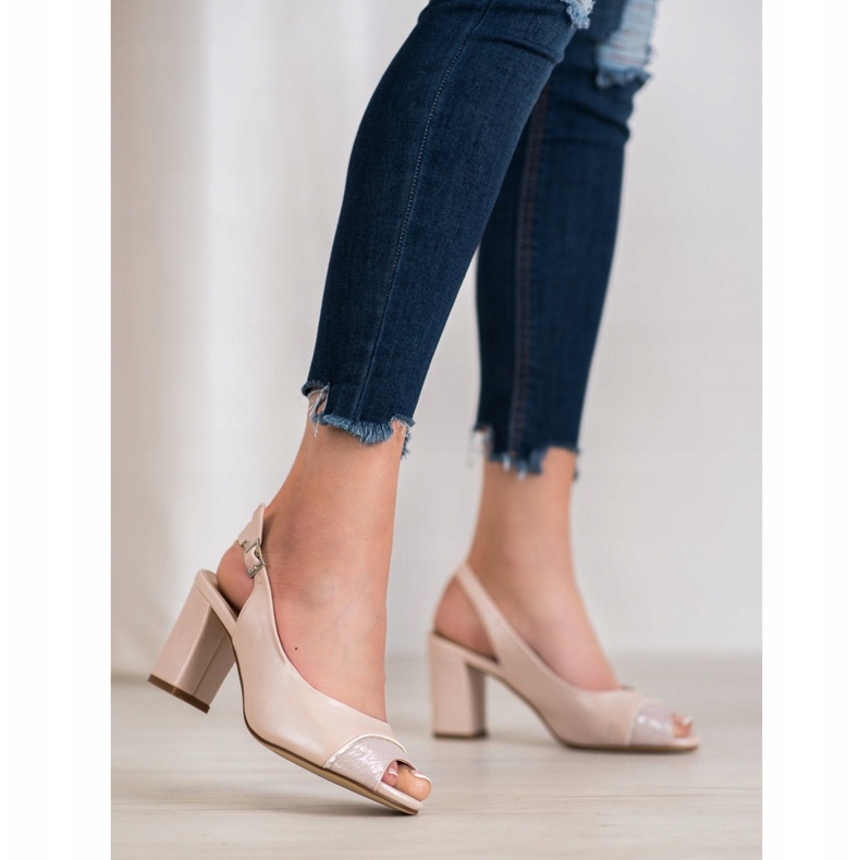 Sergio Leone Avaa varvassandaalit vaaleanpunainen 1