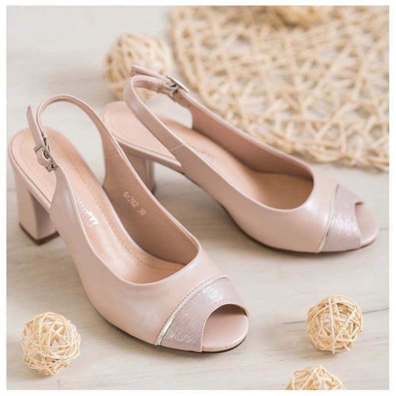 Sergio Leone Avaa varvassandaalit vaaleanpunainen 2