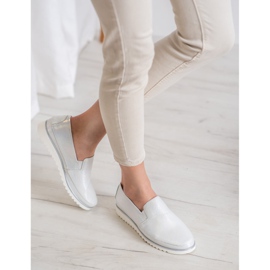 Sergio Leone Silver Slip On Kengät harmaa 1