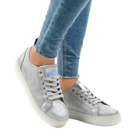 Harmaat creepersy naisten lenkkarit F-2969 1