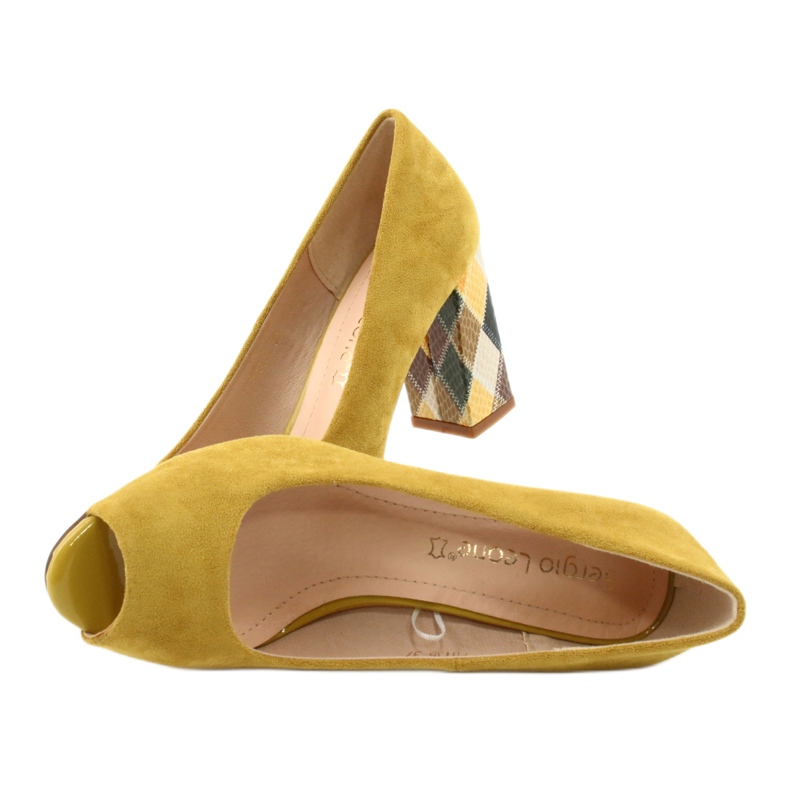 Mokka pumput Sergio Leone PB135 keltainen 5