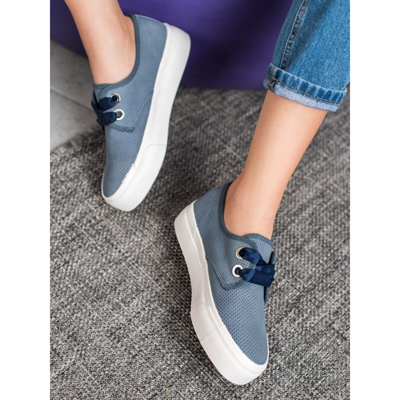 Kylie Lenkkarit sidottu nauhalla sininen 1