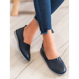 Evento Avoimet lenkkarit Eco -nahkaa laivastonsininen sininen 1