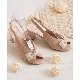 Sergio Leone Avaa varvassandaalit jousella ruskea 2