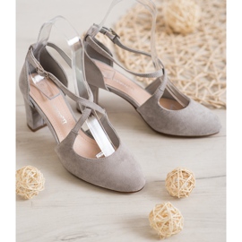 Sergio Leone Tyylikkäät pumput pilarilla harmaa 2