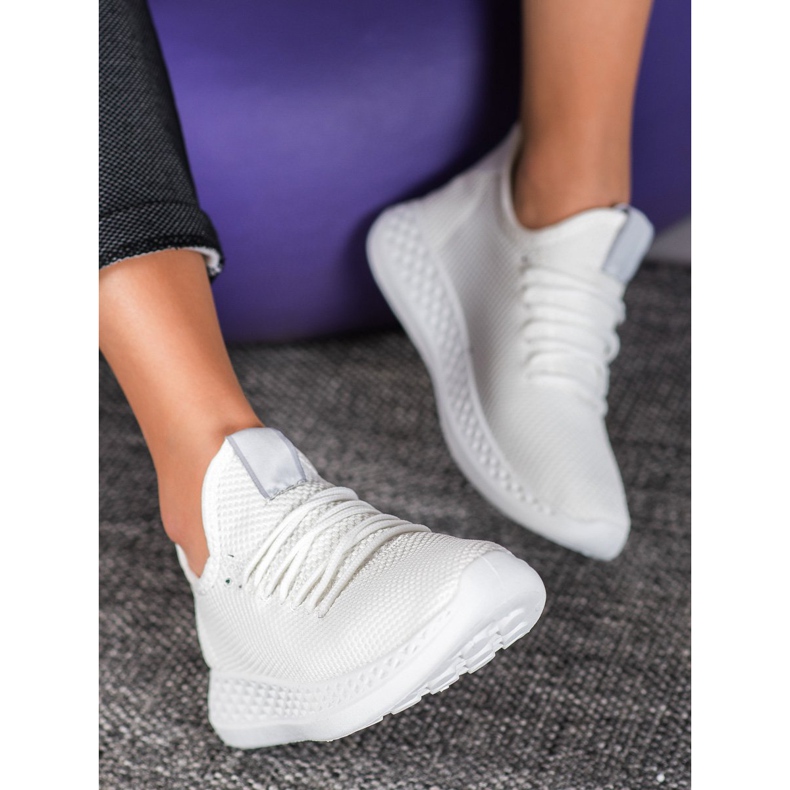 SHELOVET Mesh -urheilukengät valkoinen keltainen 2