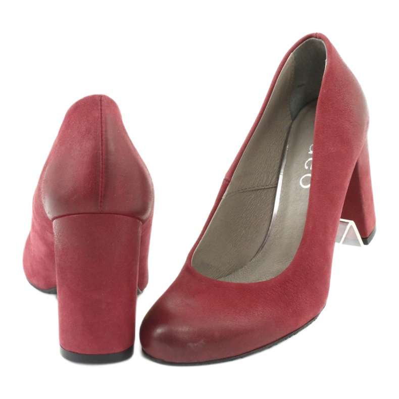 Klassiset naisten kengät Edeo 2119 claret monivärinen 3