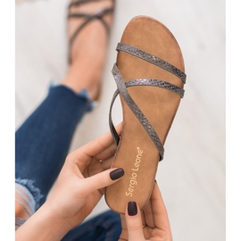 Sergio Leone Tyylikkäät tossut harmaa 2