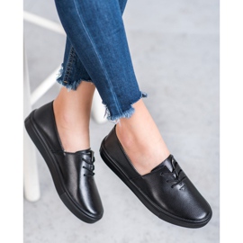 Filippo Tyylikkäät nahkakengät musta 1