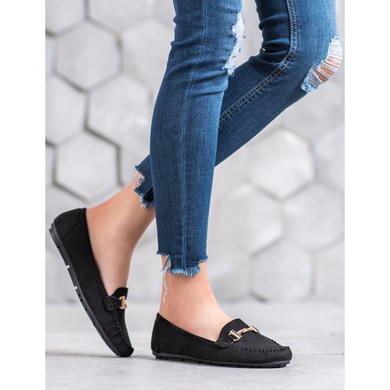 Clowse Mustat mokkasiinit koristeineen 1