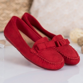 Clowse Avoimet loaferit jousella punainen 1
