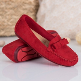 Clowse Avoimet loaferit jousella punainen 4