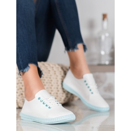 SHELOVET Kevyet avoimet lenkkarit valkoinen 2