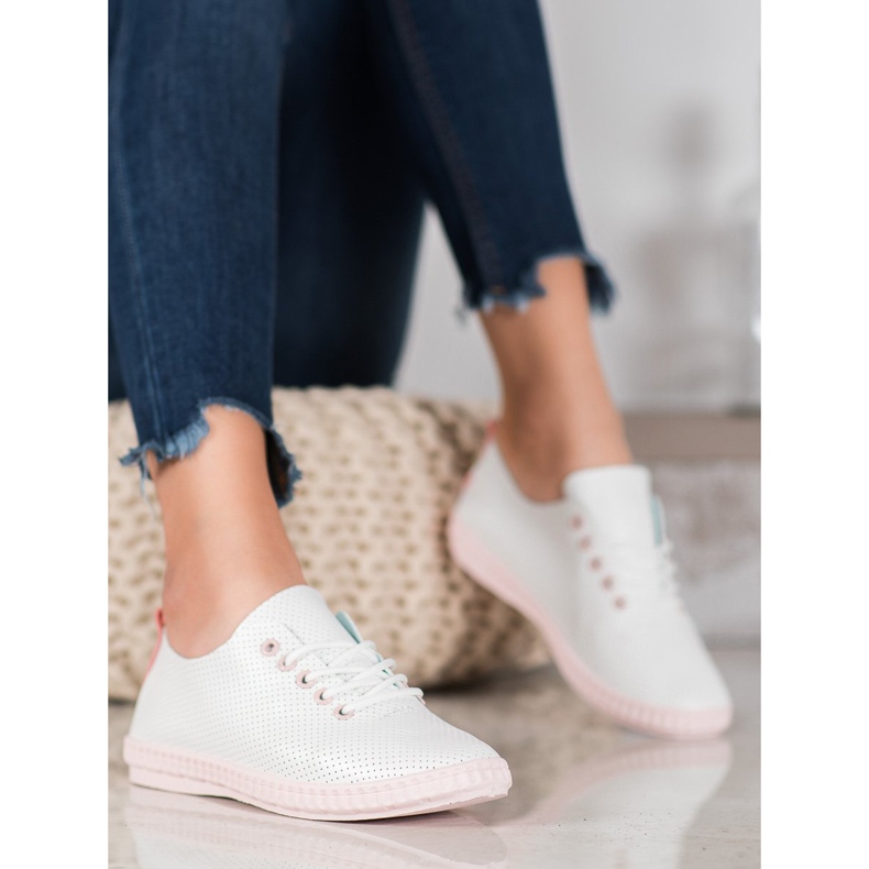 SHELOVET Kevyet avoimet lenkkarit valkoinen 1