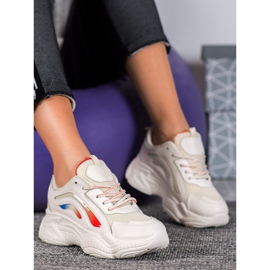 SHELOVET Tyylikkäät beige -lenkkarit 1