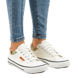 Klassiset valkoiset tennarit W11 valkoinen 1