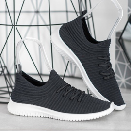 SHELOVET Tekstiiliset Slip-On-kengät musta 1