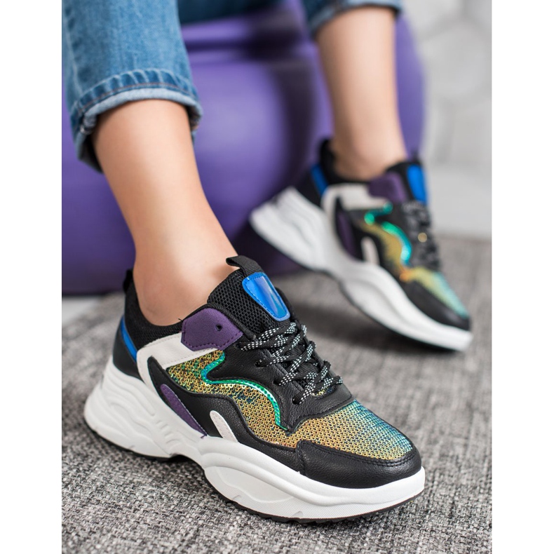 Weide Muodikkaat lenkkarit paljeteilla monivärinen 2