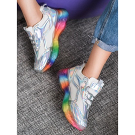 Weide Lenkkarit värikkäällä pohjalla harmaa monivärinen 1