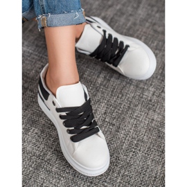 SHELOVET Lenkkarit Platformilla Eco -Nahkaa valkoinen 2