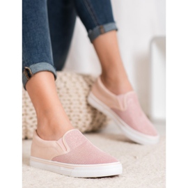 Yes Mile Pink Slip On Tennarit vaaleanpunainen 2