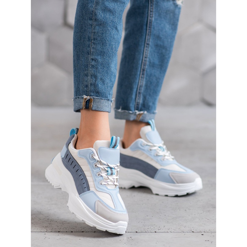 SHELOVET Muodikkaat kengät lavalla sininen monivärinen 1