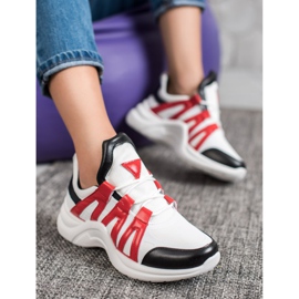 SHELOVET Mukavat muotikengät valkoinen monivärinen 1