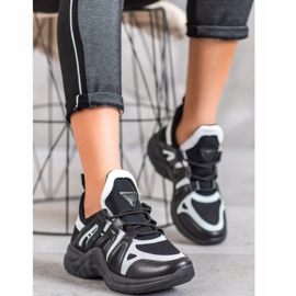 SHELOVET Mukavat muotikengät valkoinen musta 1