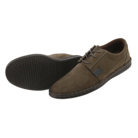 Mukavat kengät American Club CY17 oliivi monivärinen vihreä 5