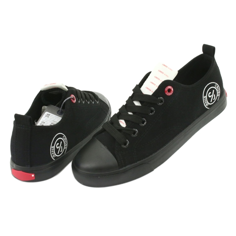 Cross Jeans Naisten sidotut lenkkarit ff2r4020 musta 3