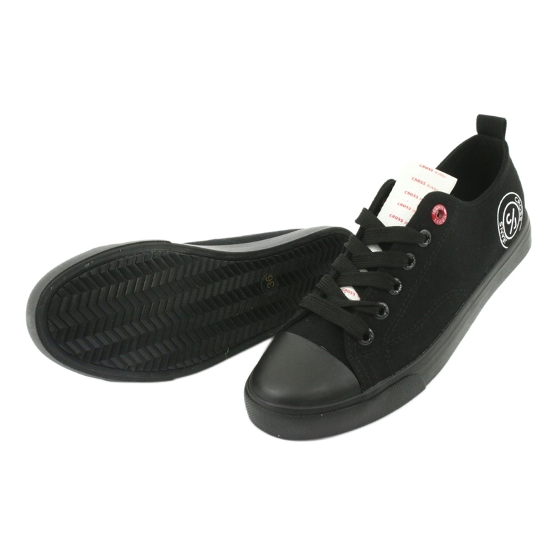 Cross Jeans Naisten sidotut lenkkarit ff2r4020 musta 4