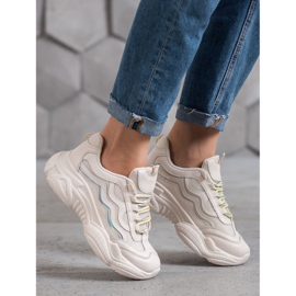 SHELOVET Tennarit alustalla ruskea 1