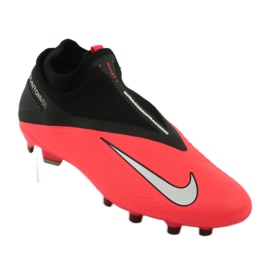 Nike Phantom Vsn 2 Pro Df Fg M CD4162-606 jalkapallokengät punainen 1