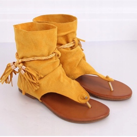 Varvastossut, joiden päällinen hunajaa SL1011 Keltainen 1