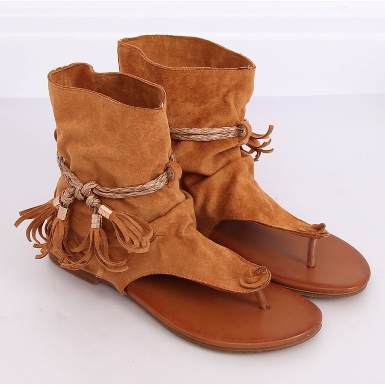 Camel SL1011 Kamelinvarvassandaalit ruskea 1