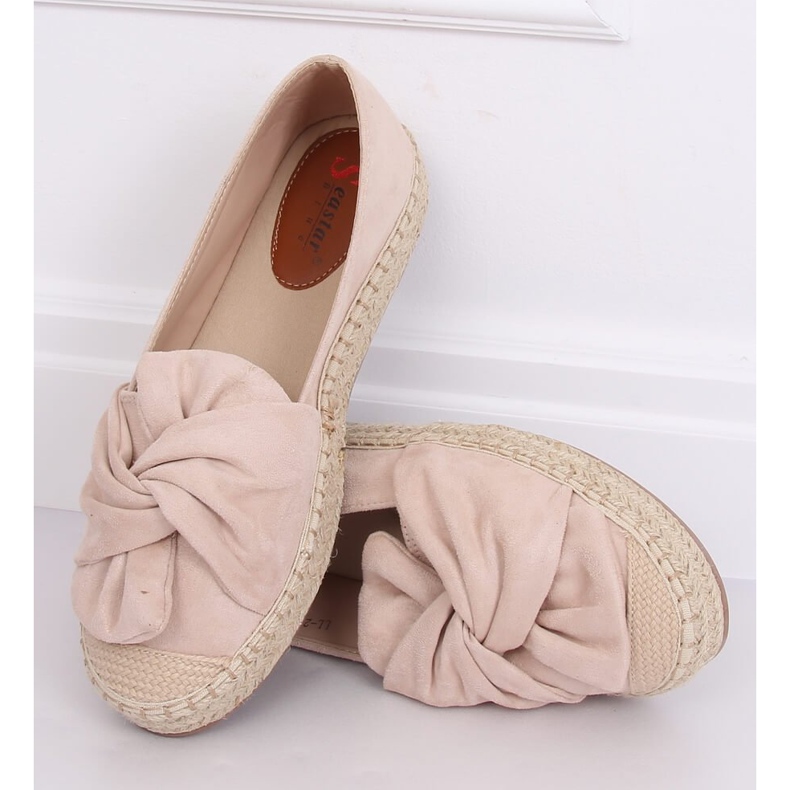 Beige beige espadrillit LL-219P Beige 1