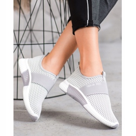 SHELOVET Slip-on muoti kengät harmaa 2