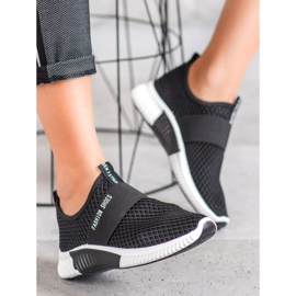 SHELOVET Slip-on muoti kengät musta 2