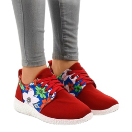 Punaiset urheilukengät 623 punainen monivärinen 1