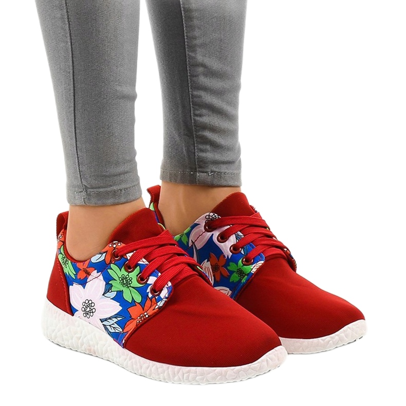 Punaiset urheilukengät 623 punainen monivärinen 1