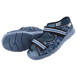 Befado lasten kengät 969Y141 valkoinen laivastonsininen sininen 5