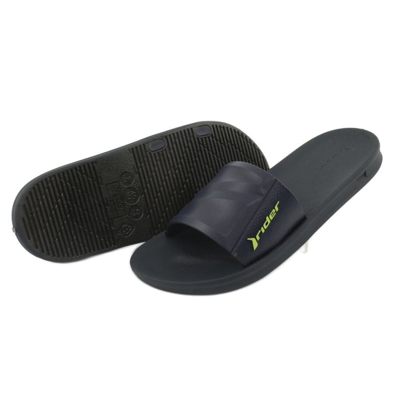 Rider 11578 tummansininen uima -altaan tohvelit laivastonsininen vihreä 3