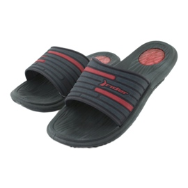 Miesten uima -altaan tohvelit Rider 82735 navy / red punainen laivastonsininen 2