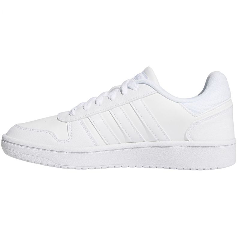 Adidas Hoops 2.0 K Jr F35891 kengät valkoinen 2