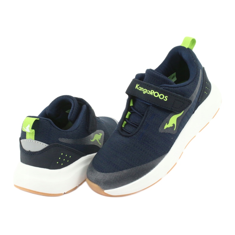 KangaRoos Kenguru 18508 Navy/Green Sports Shoes sininen 4