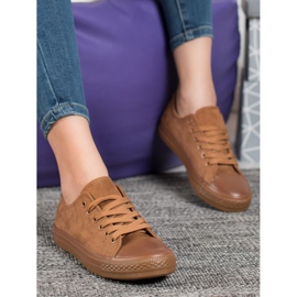 SHELOVET Mokkanahkaiset lenkkarit ruskea 2