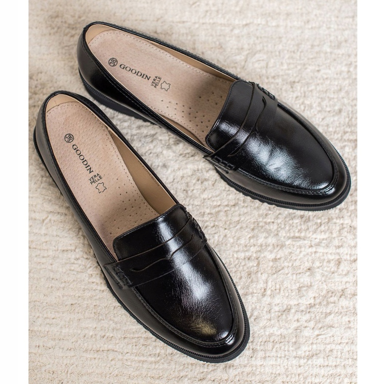 Goodin Mustat kiilamaiset mokkasiinit 2